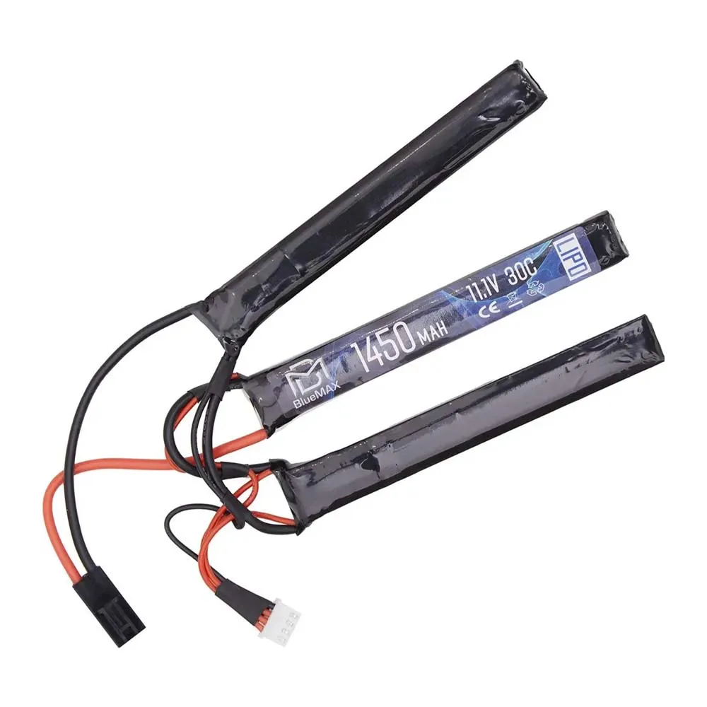 Аккумулятор 11.1В 1450мАч 3-разд LiPo 20С BlueMAX Т-разъем /8*17*115