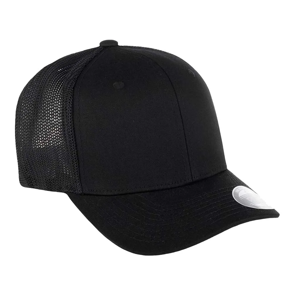 Бейсболка FLEXFIT чёрный с сеткой, L/XL / 6511