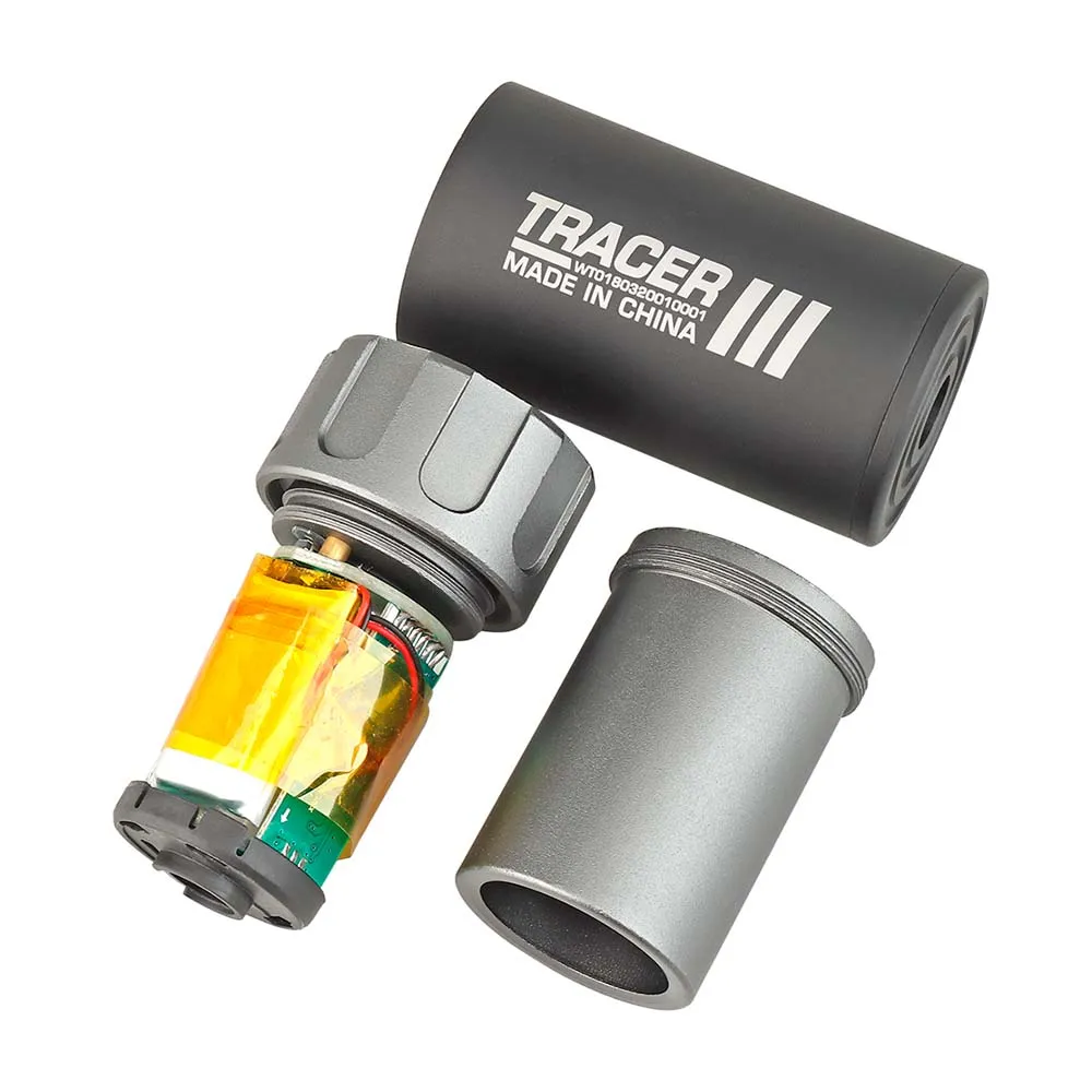 Трассерная насадка-глушитель WOSPORT Flash Silencer S (88 мм), черный