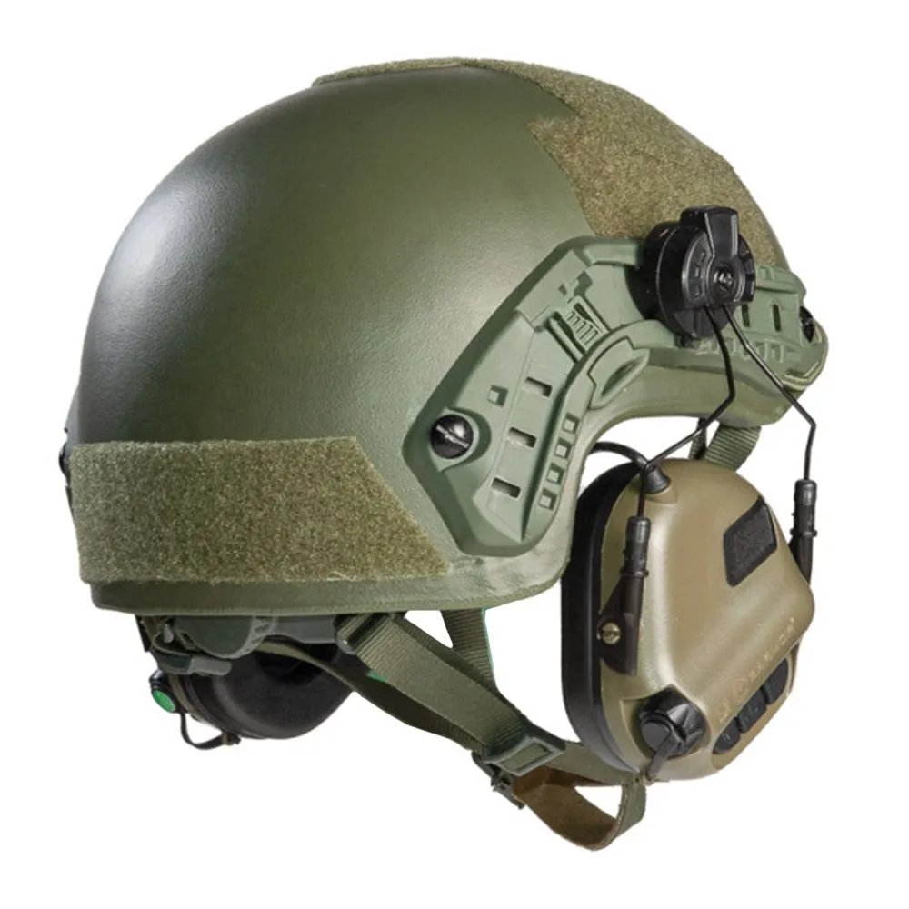 Активные наушники EARMOR M32 MOD 4, Foliage Green с креплением на шлем