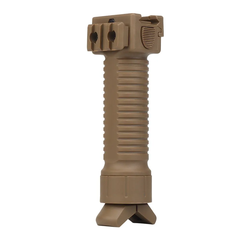 Ручка тактическая с сошками WOSPORT, тан