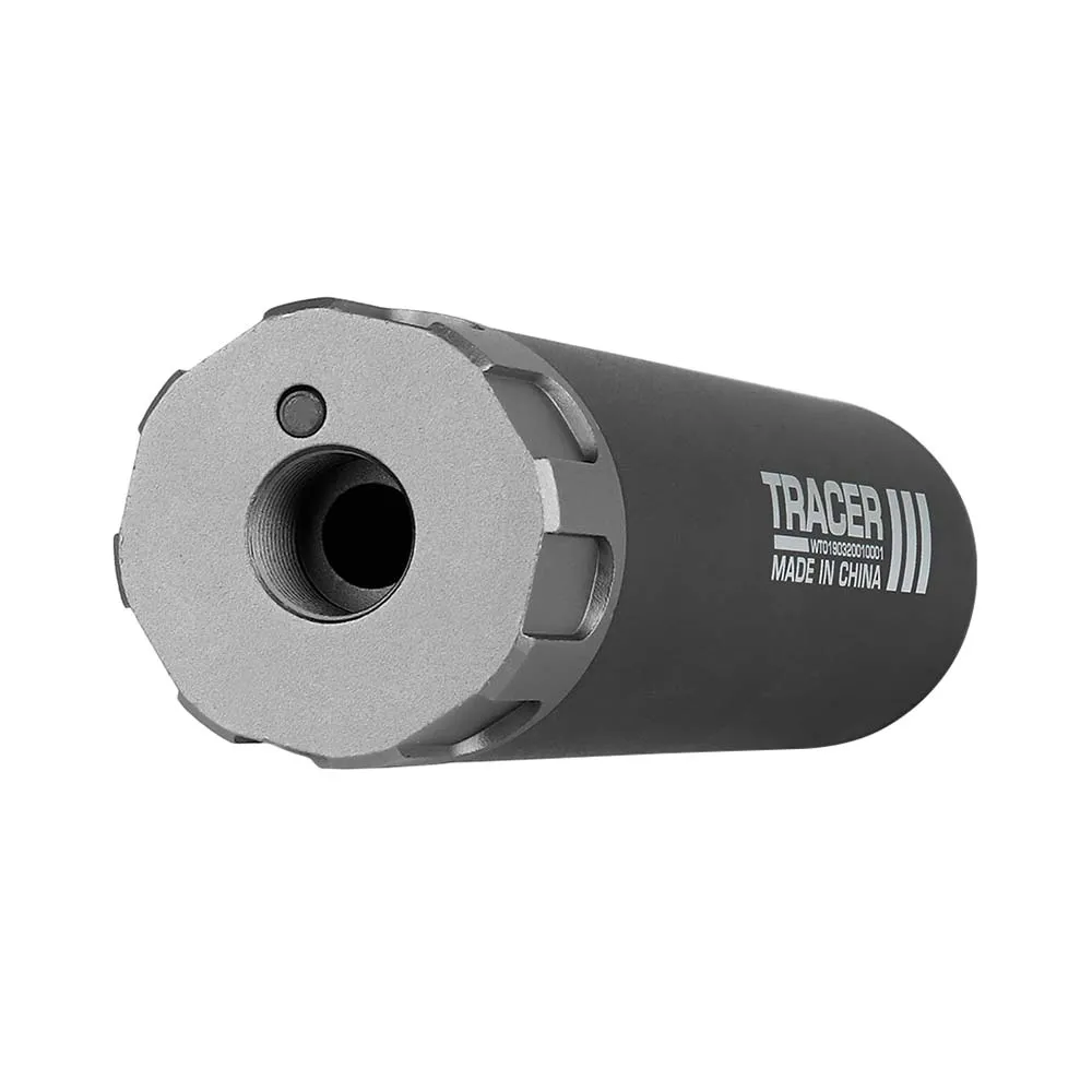 Трассерная насадка-глушитель WOSPORT Flash Silencer L (158 мм), черный