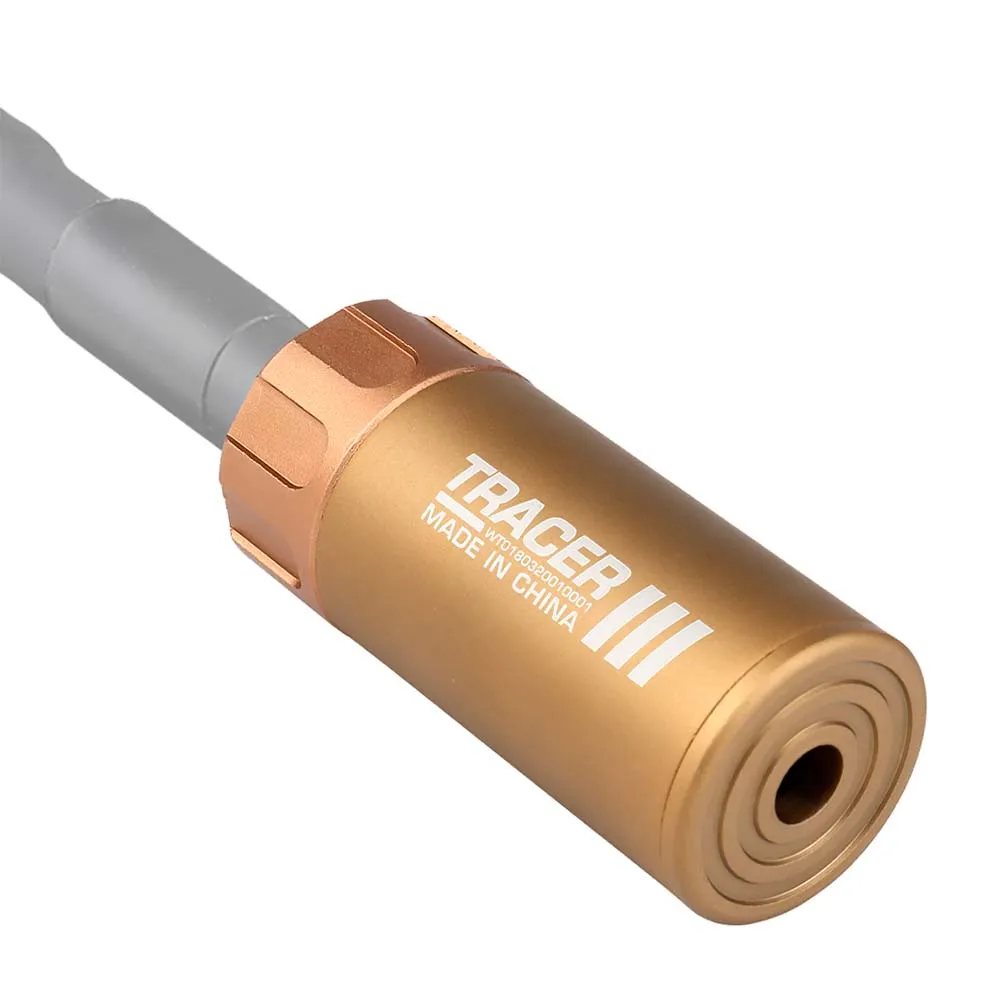 Трассерная насадка-глушитель WOSPORT Flash Silencer S (88 мм), тан
