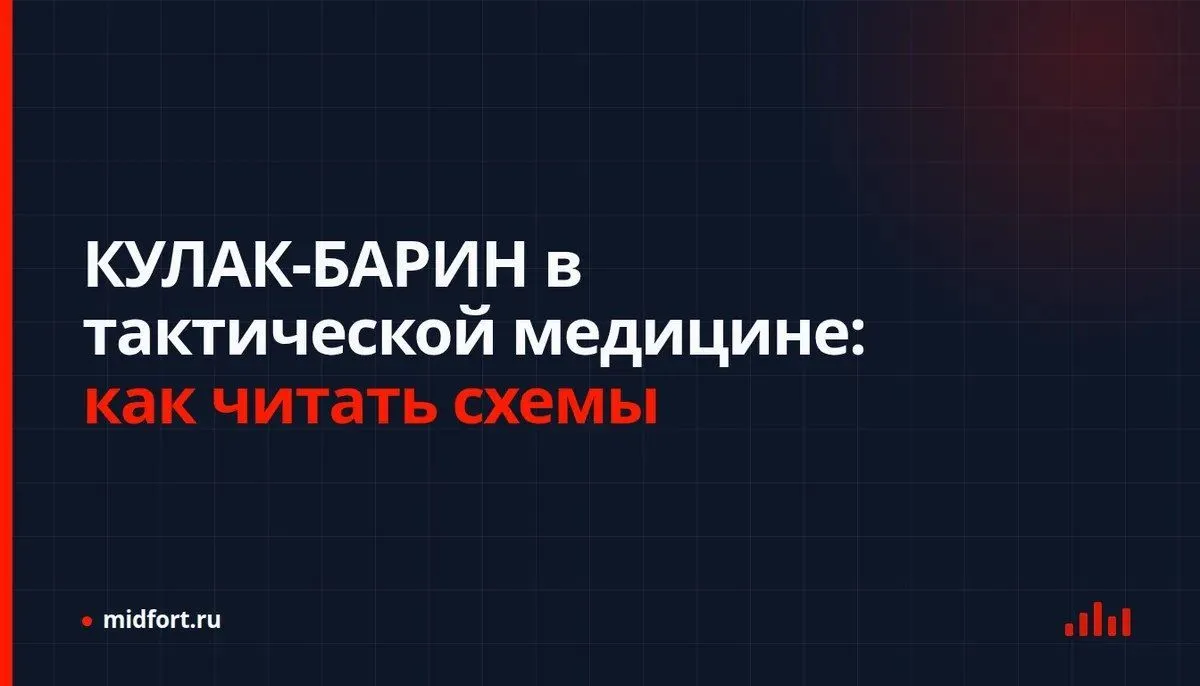 КУЛАК-БАРИН в тактической медицине: как читать схемы