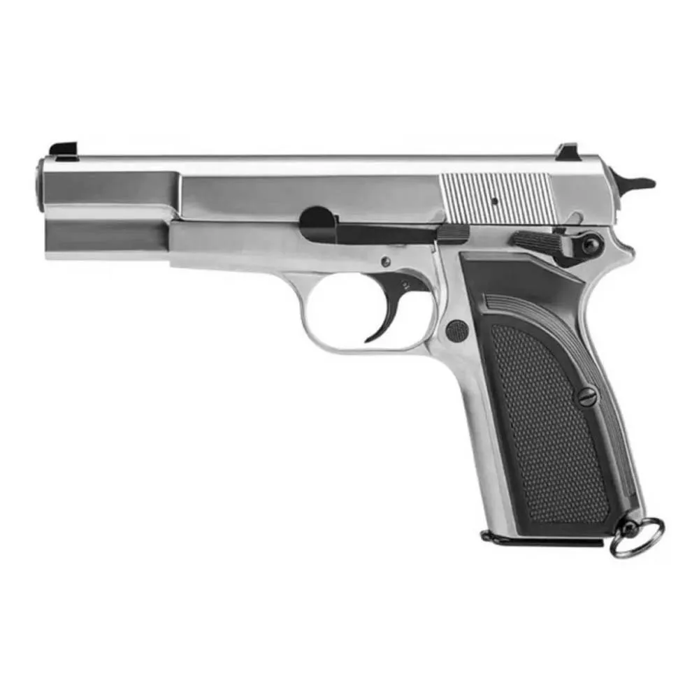 Пистолет газовый WE BROWNING HI POWER MK3 хром