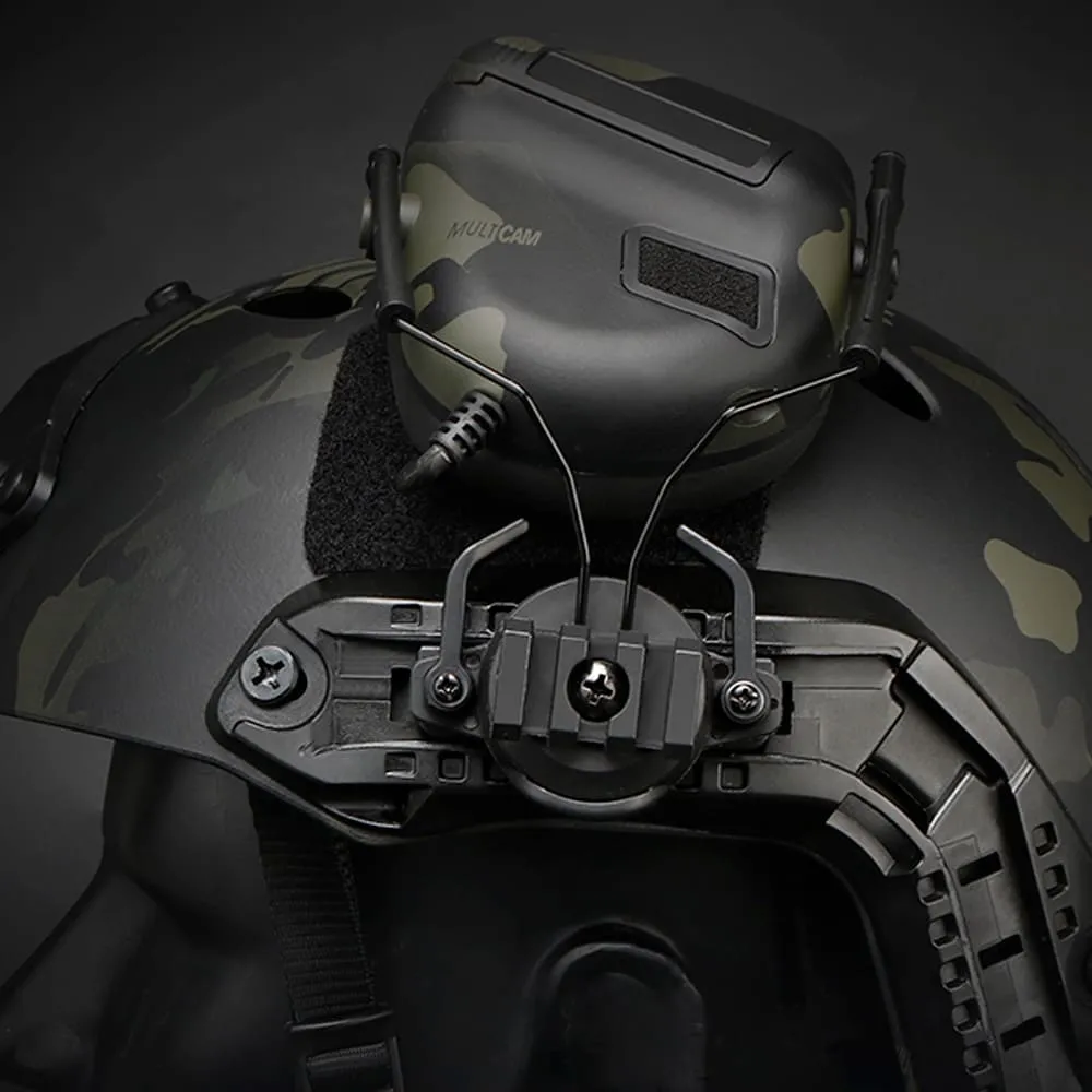 Крепления для наушников Comtac на шлем WOSPORT OX HORN (Черный)