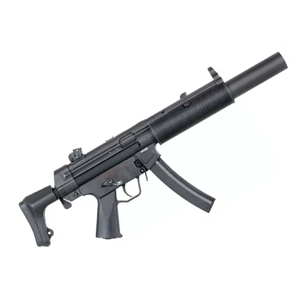 Пистолет-пулемёт CYMA CM041SD6 (H&K MP5SD6), телескоп.приклад, глушитель, металл