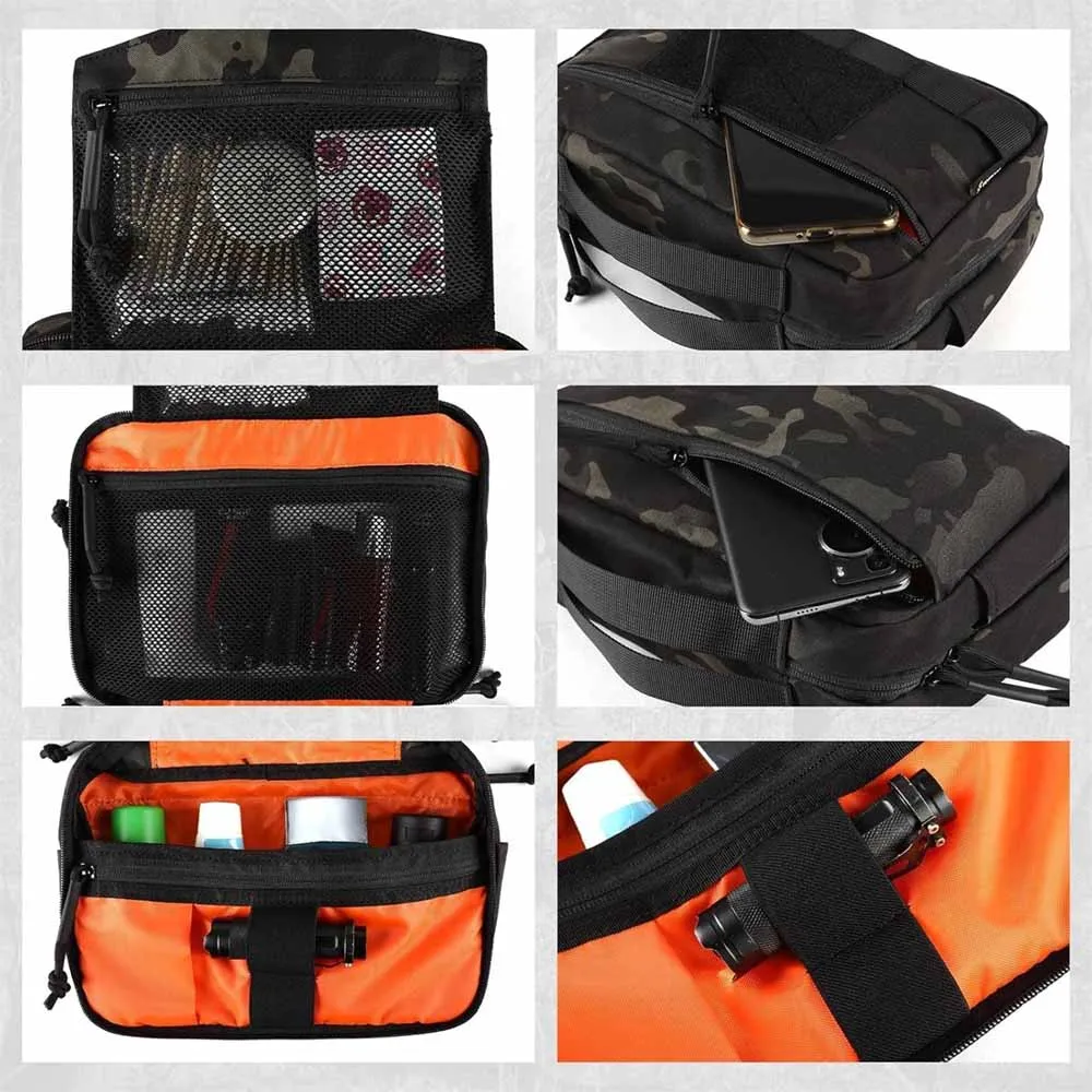 Сумка-несессер VOTAGOO Tactical Toiletry Bag, раскладная (Multicam Black)