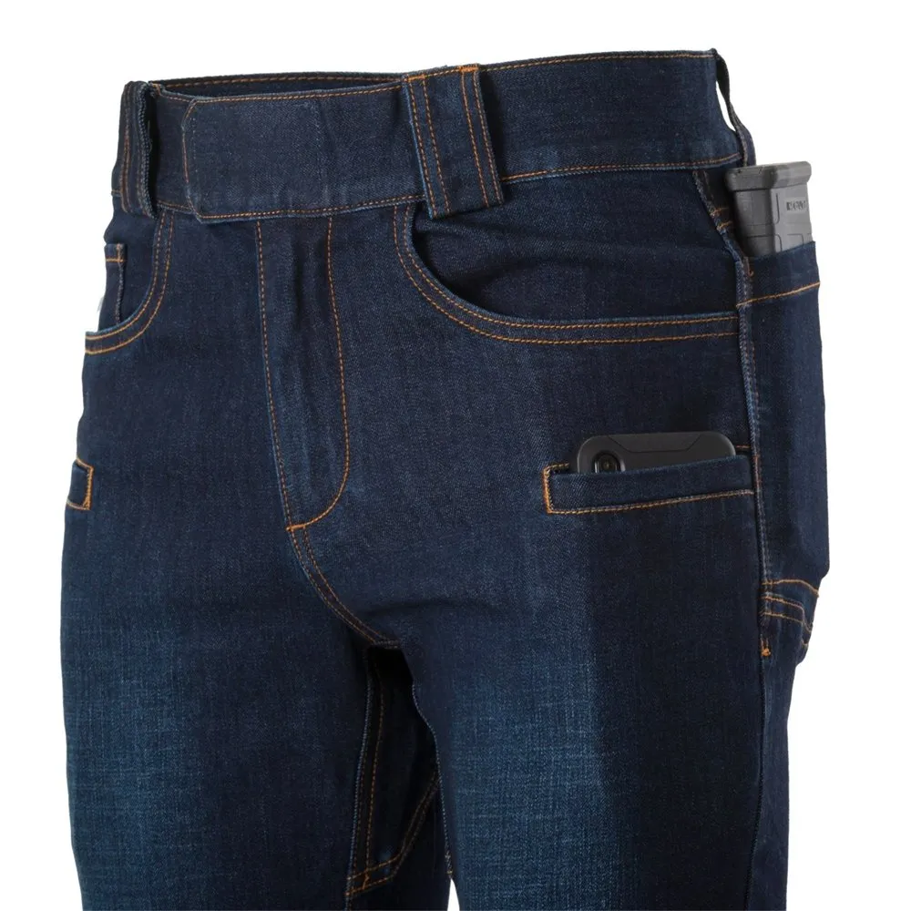 Брюки тактические Helikon-Tex Greyman Tactical Jeans Slim Denim Mid (Denim, L)