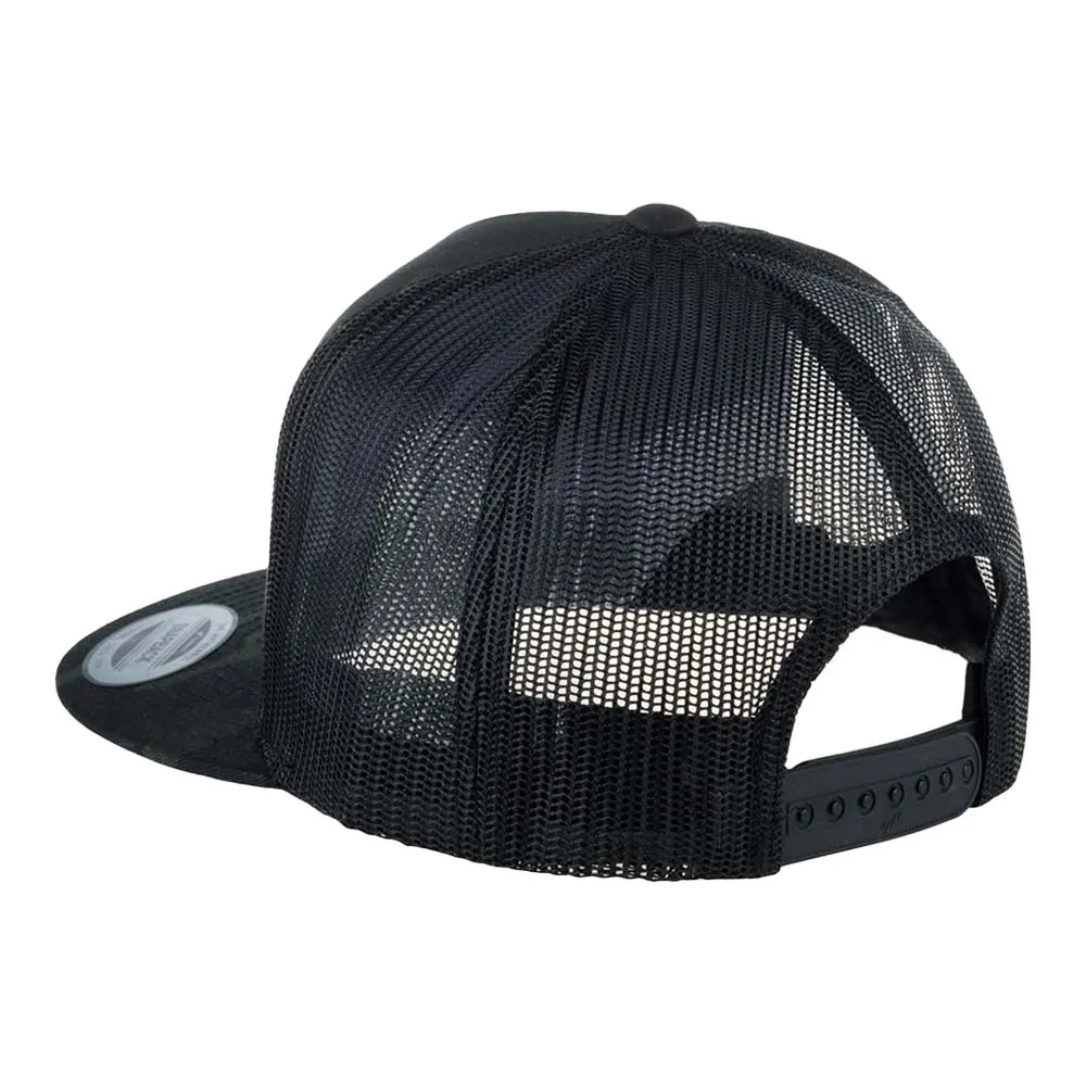 Бейсболка FLEXFIT с прямым козырьком, сетка, MULTICAM Black / 6006MC
