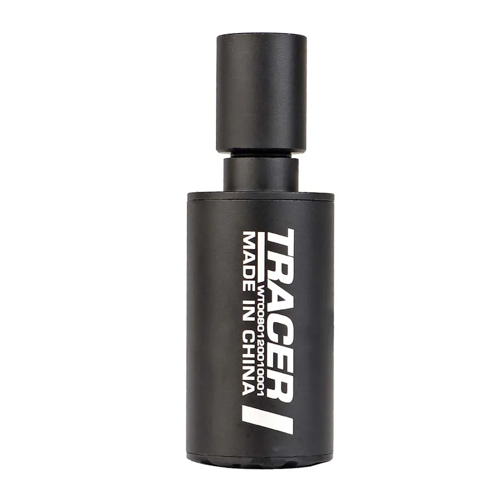 Трассерная насадка-глушитель WOSPORT Airsoft Auto Tracer (85 мм), черный