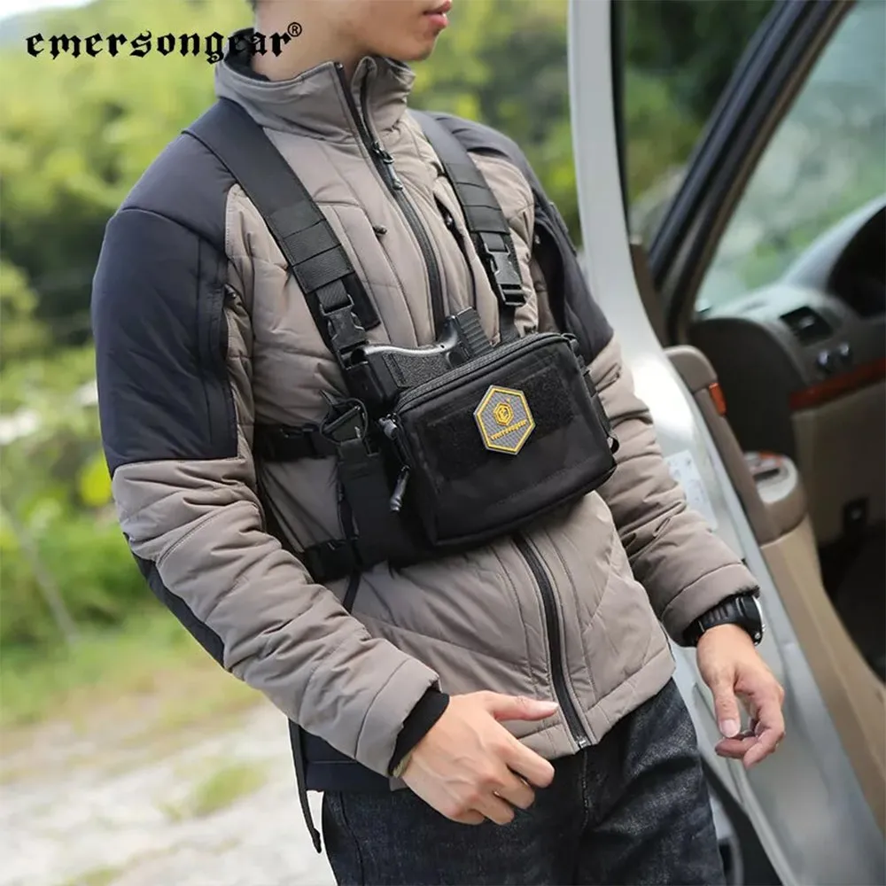 EmersonGear BlueLabel Patriot Lite Clavicular Armor серый, L