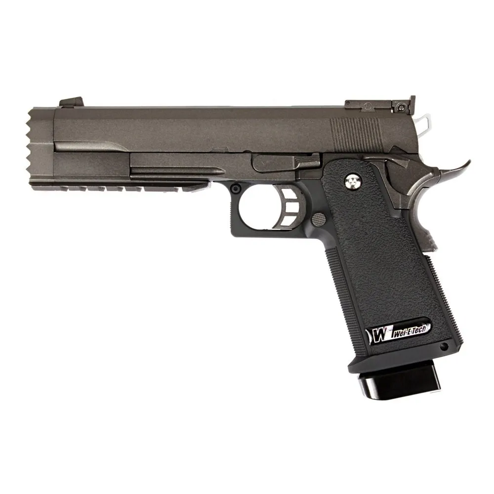 Пистолет газовый WE Colt M1911 Hi-Capa 5.2, длинная рамка