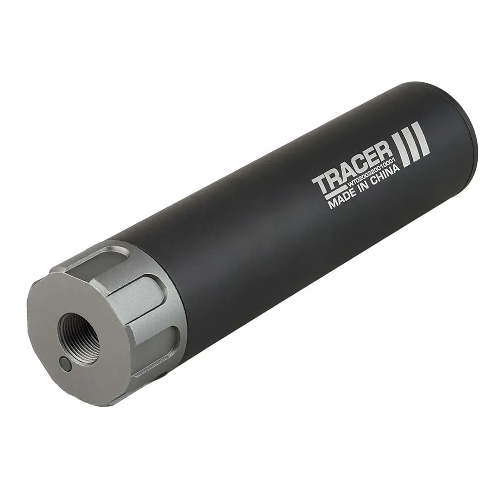 Трассерная насадка-глушитель WOSPORT Flash Silencer L (158 мм), черный