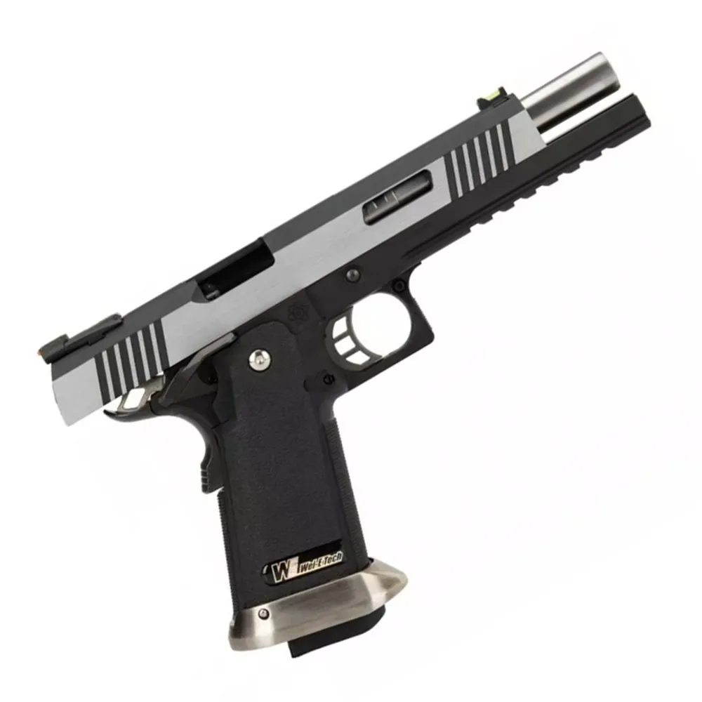 Пистолет газовый WE Hi-Capa 6.0 Two Tone серебро