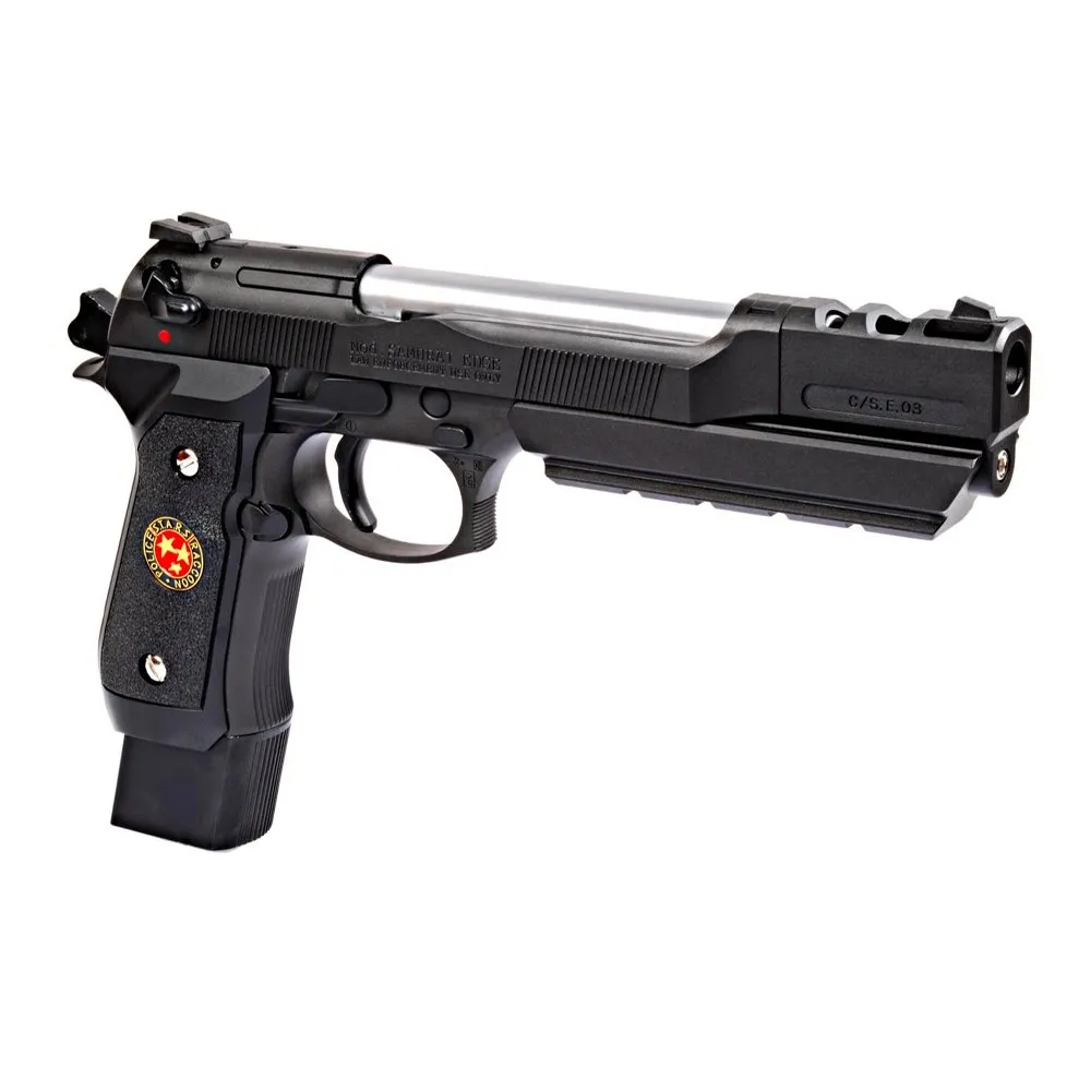 Пистолет газовый WE Beretta M9, Biohazard, Samurai Edge S.T.A.R.S., Long
