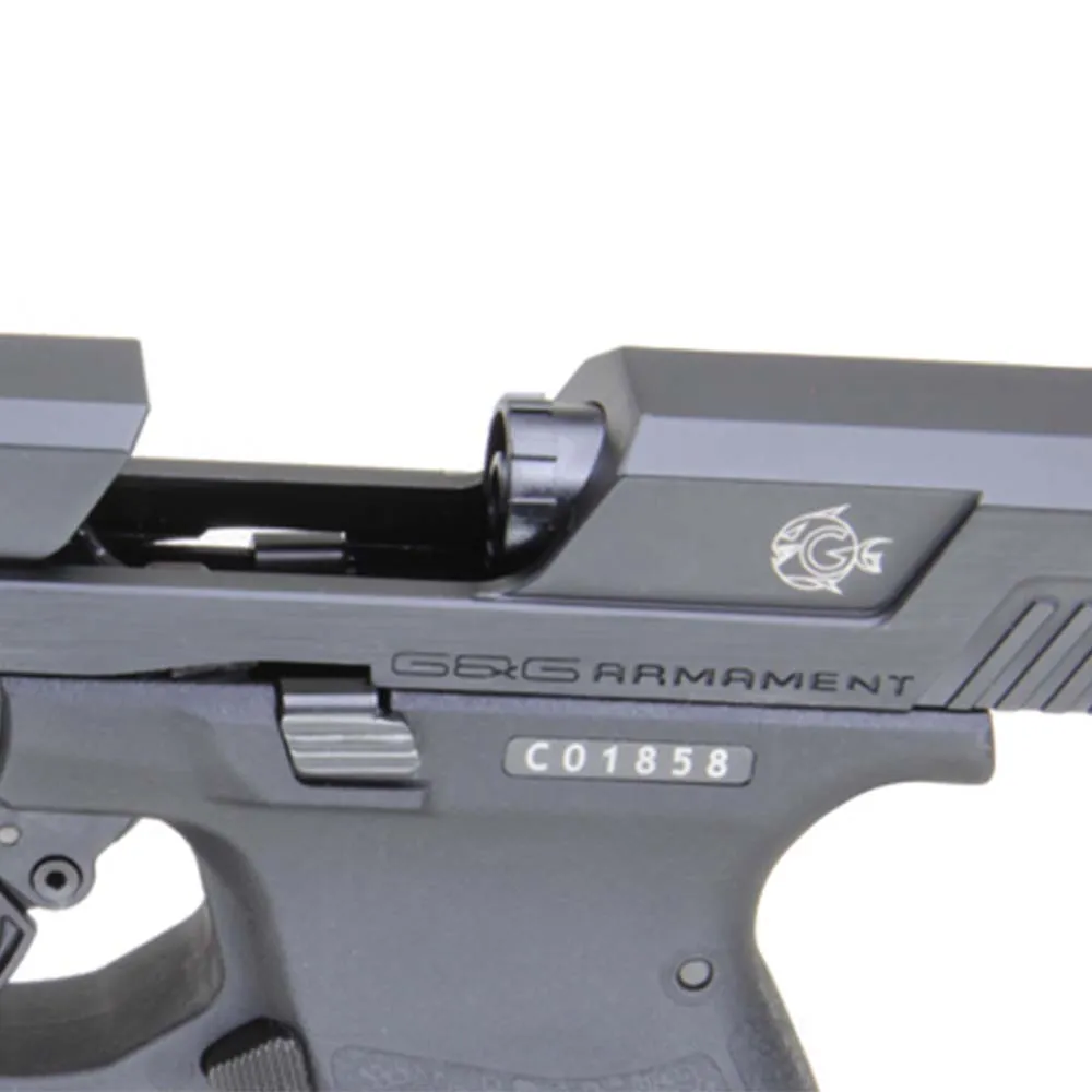 Пистолет газовый G&G Piranha Mk I черный