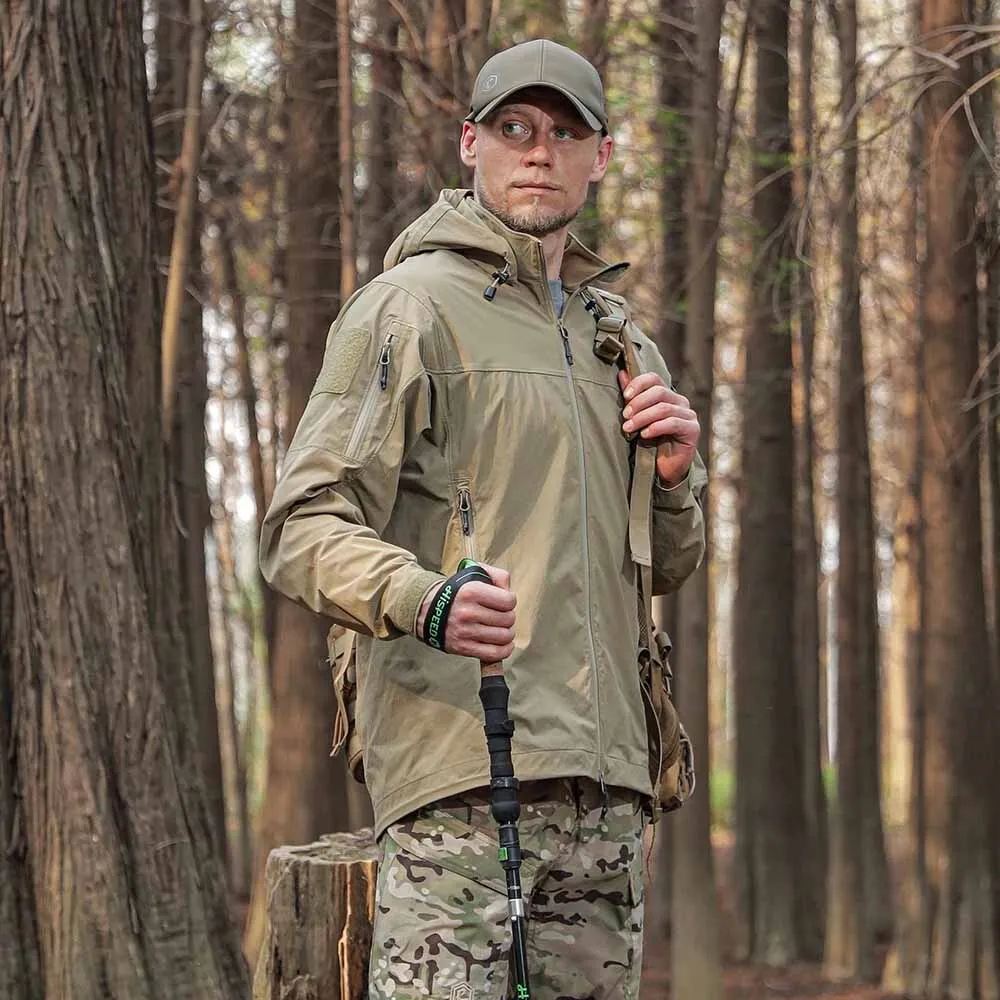 EmersonGear Blue Label Falco Lightweight Tactical Jacket  (Хаки, L)