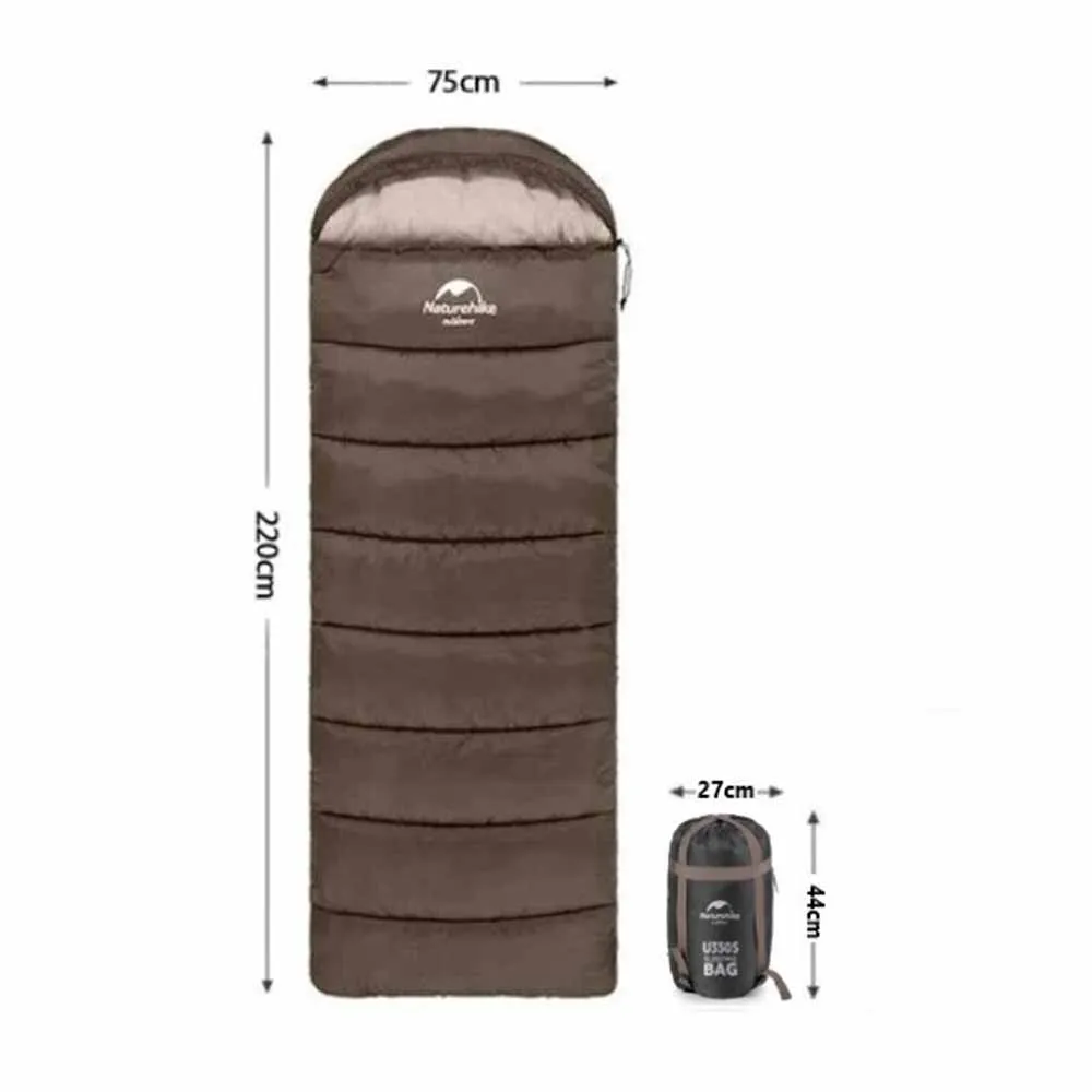 Спальный мешок NATUREHIKE U350S -17/-3 Олива