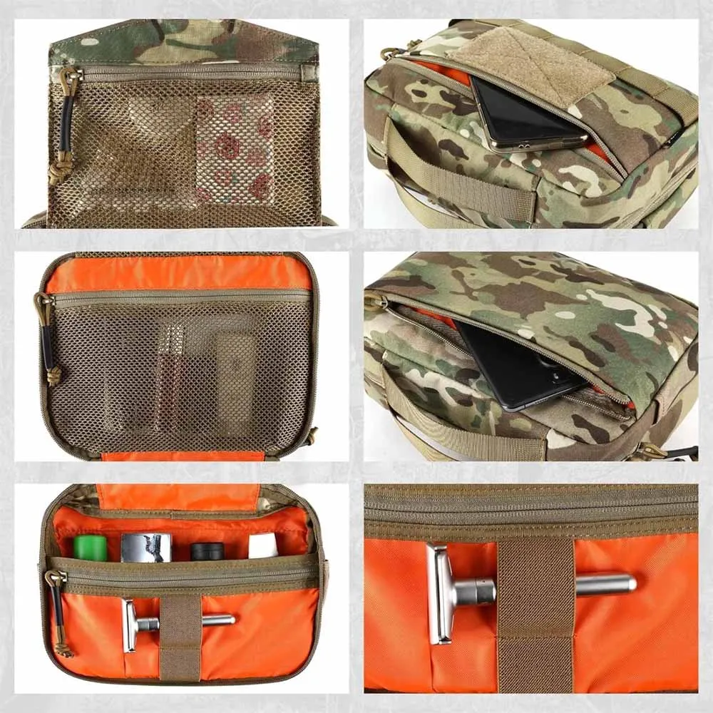 Сумка-несессер VOTAGOO Tactical Toiletry Bag, раскладная (Multicam)