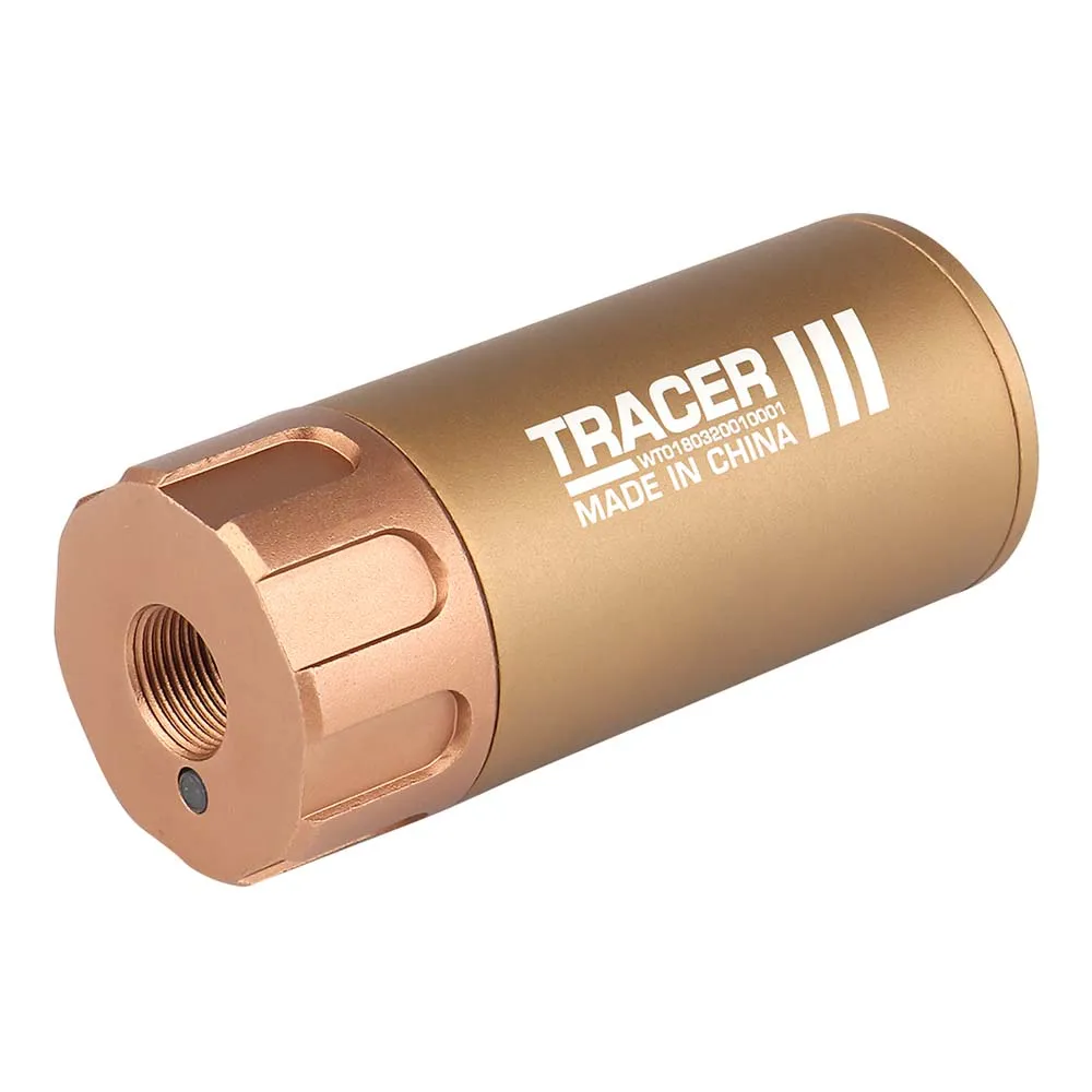 Трассерная насадка-глушитель WOSPORT Flash Silencer S (88 мм), тан