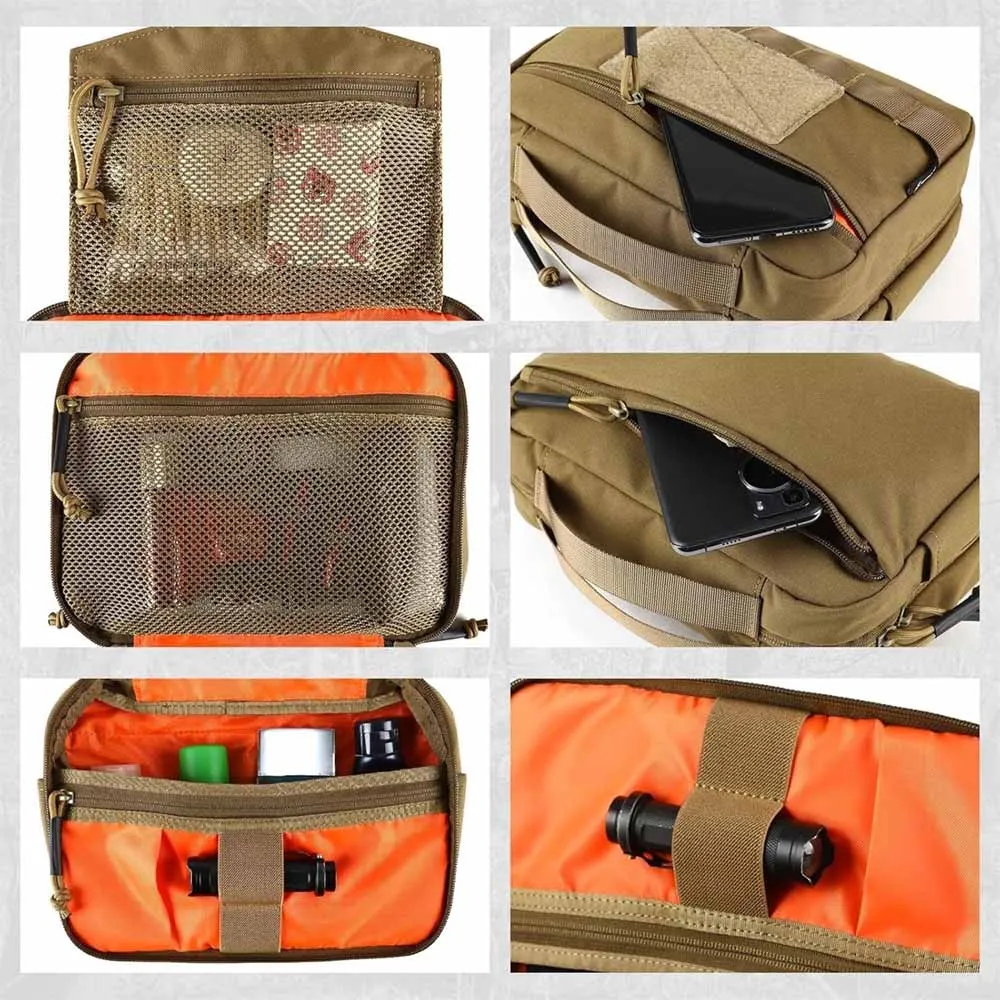 Сумка-несессер VOTAGOO Tactical Toiletry Bag, раскладная (Койот)