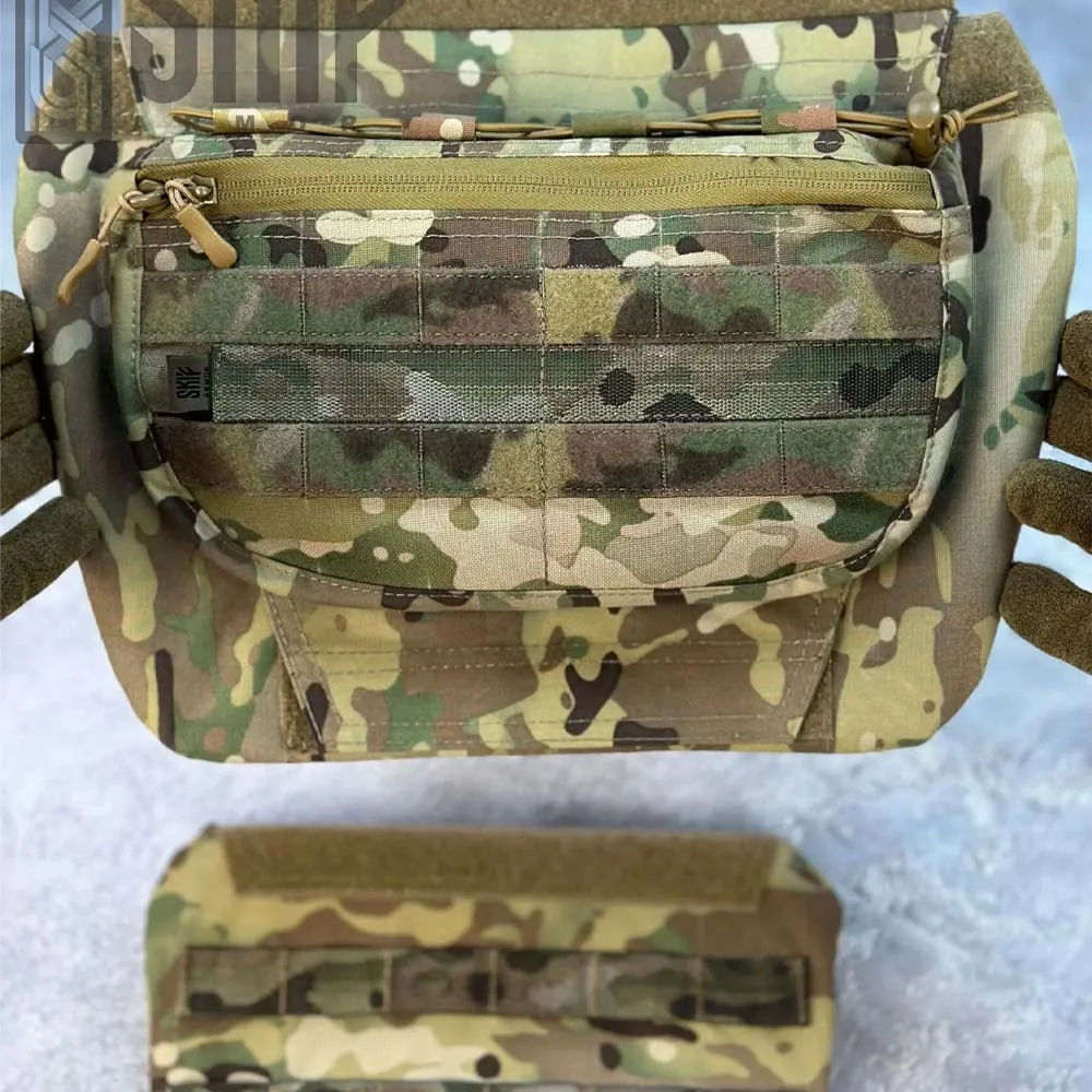 Напашник SKIF Armor SB-2, двойной, с подсумком (Multicam)