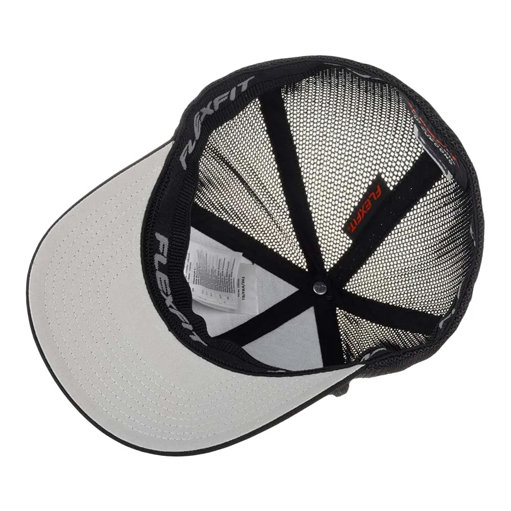 Бейсболка FLEXFIT чёрный с сеткой, L/XL / 6511