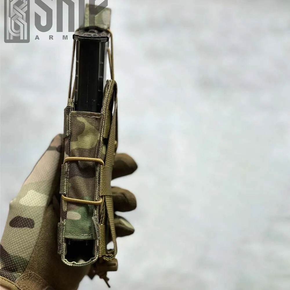 Подсумок для магазинов АК SKIF Armor SPK-4-1М открытый (Multicam)