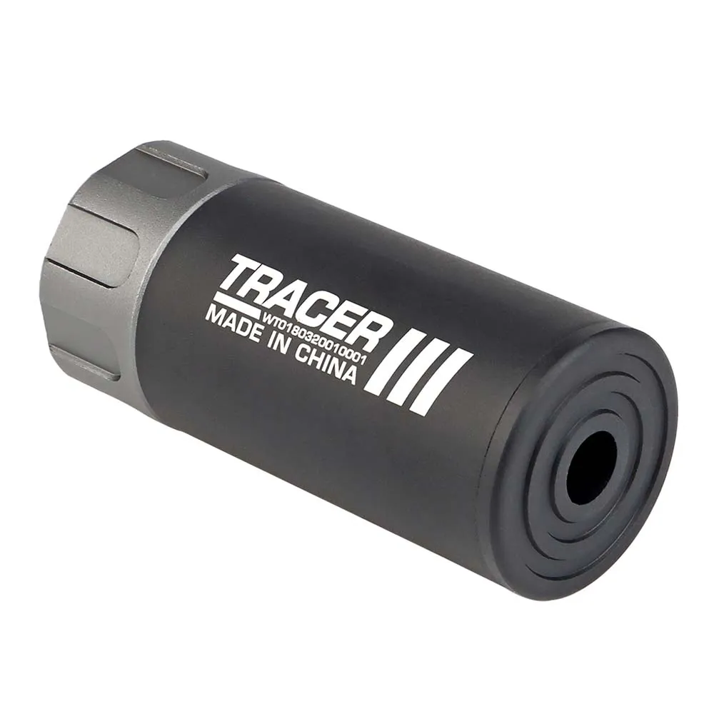 Трассерная насадка-глушитель WOSPORT Flash Silencer S (88 мм), черный