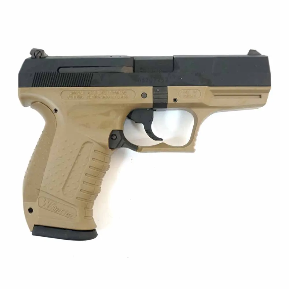 Пистолет газовый WE Walther P99, тан