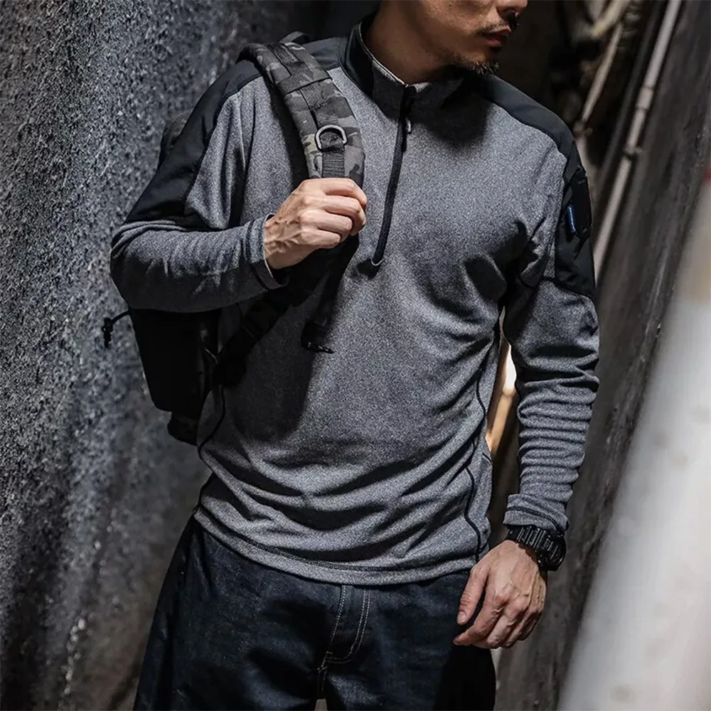 Лонгслив EmersonGear Blue Label Hunter (Серый, M)