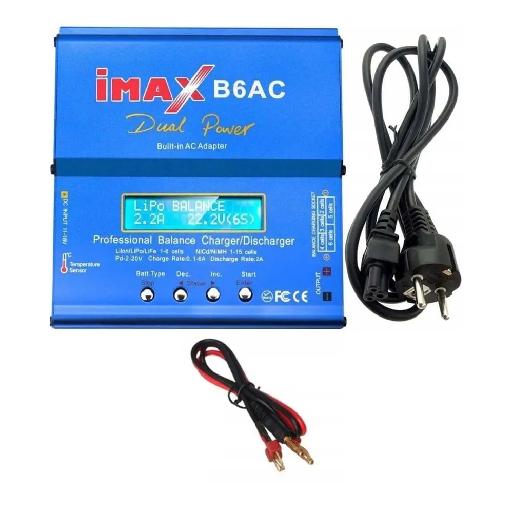 Зарядное устройство для NiMh, NiCd, LiPo, LiFePO Imax B6AC с БП