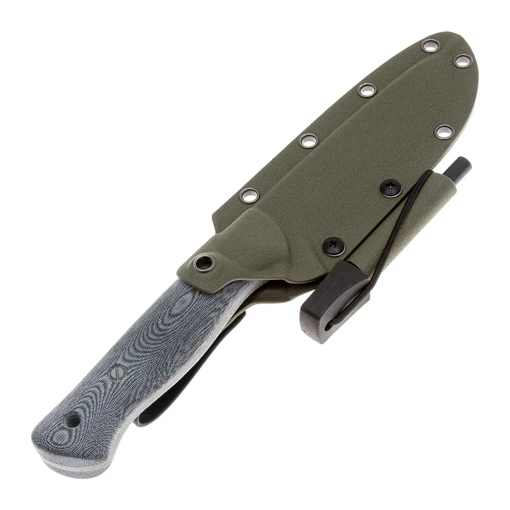 Нож N.C.Custom Forester AUS-10 SW, Micarta, Kydex, олива