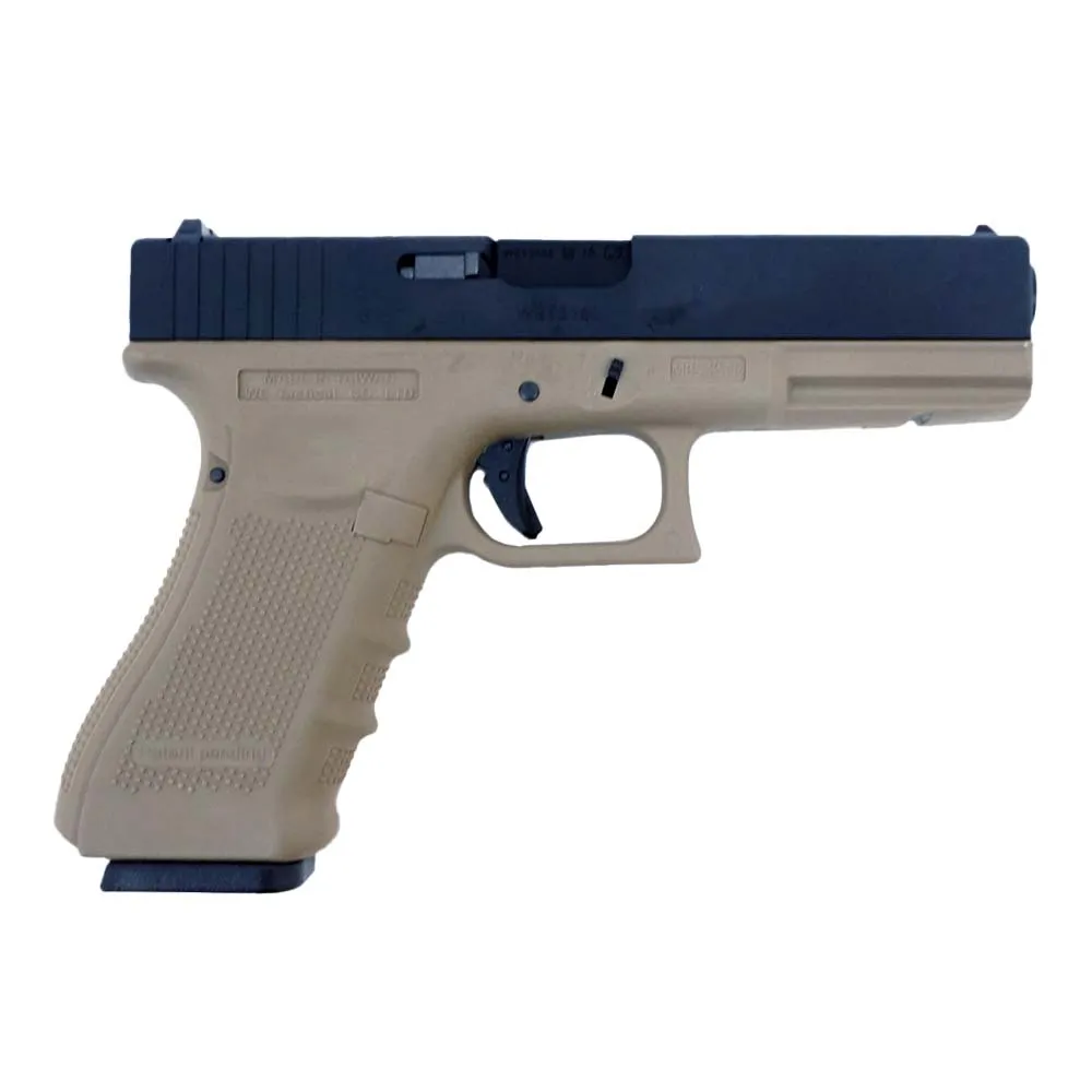 Пистолет газовый WE Glock 17 Gen.4, тан
