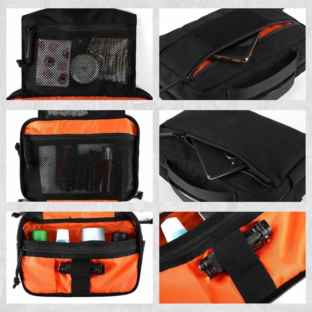 Сумка-несессер VOTAGOO Tactical Toiletry Bag, раскладная (Черный)