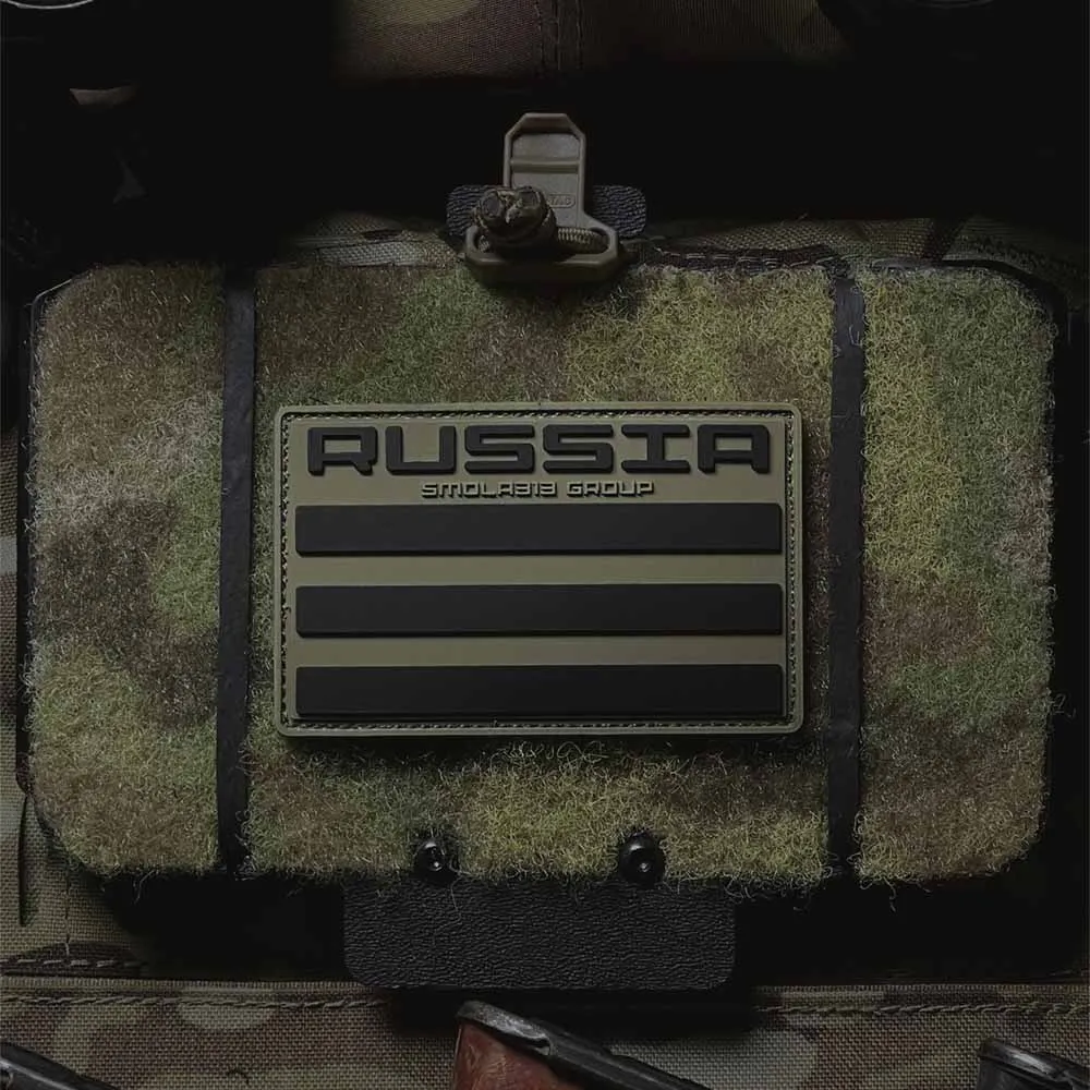 Патч SMOLA313 RUS  (Олива)