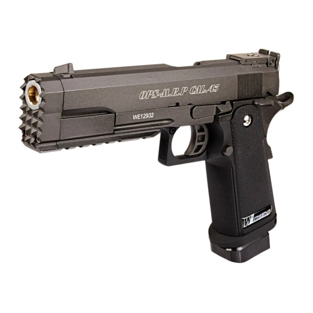 Пистолет газовый WE Colt M1911 Hi-Capa 5.2, длинная рамка