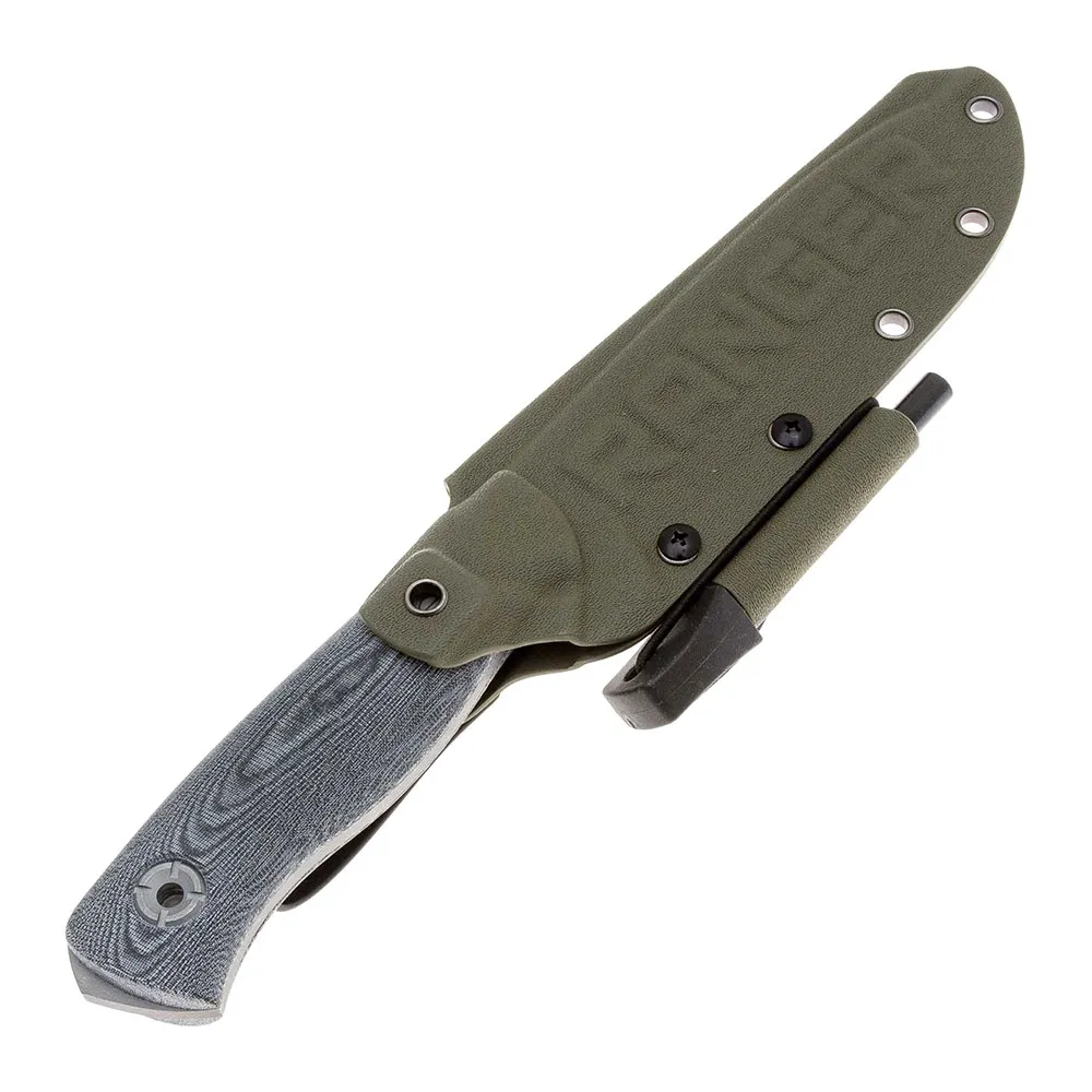 Нож N.C.Custom Ranger AUS-10 SW, Micarta, Kydex, олива