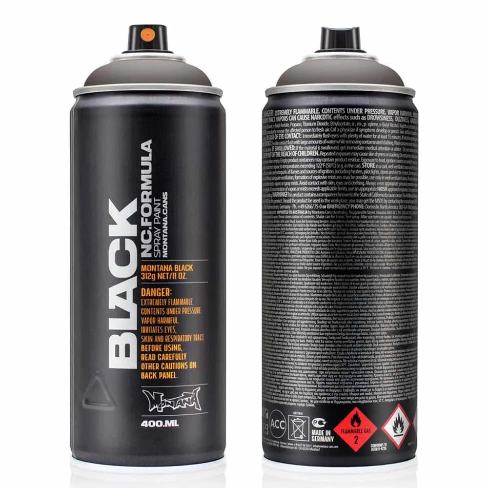 Краска аэрозоль MONTANA BLACK 7080 Черно-серая