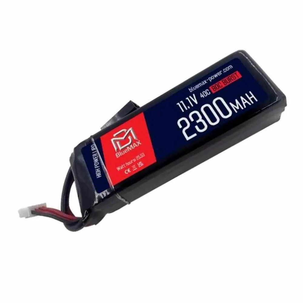 Аккумулятор 11.1В 2300мАч мини-разд LiPo BlueMAX 40С мини-разъем / 104*34*25