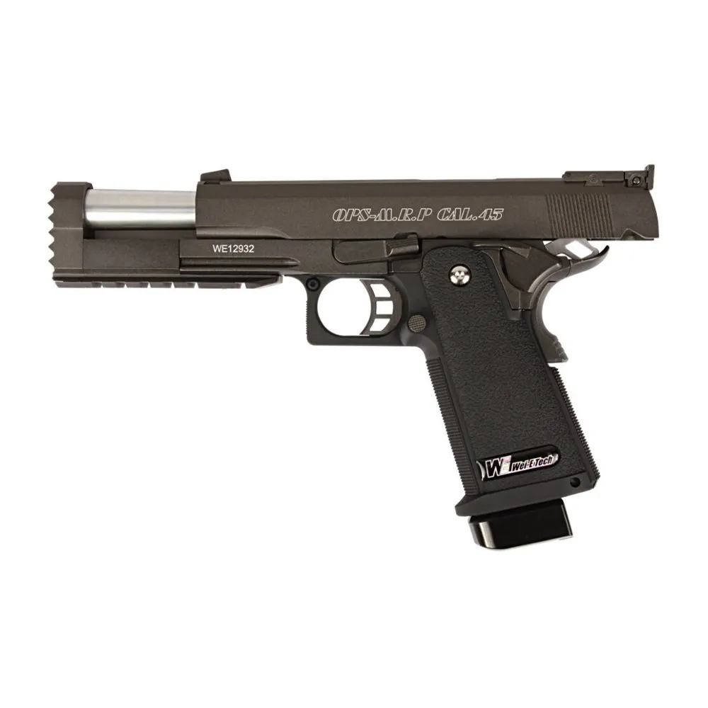 Пистолет газовый WE Colt M1911 Hi-Capa 5.2, длинная рамка