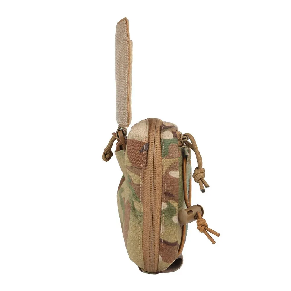 Подсумок напашный для бронежилетов WOSPORT Tactical Drop Pouch, мультикам
