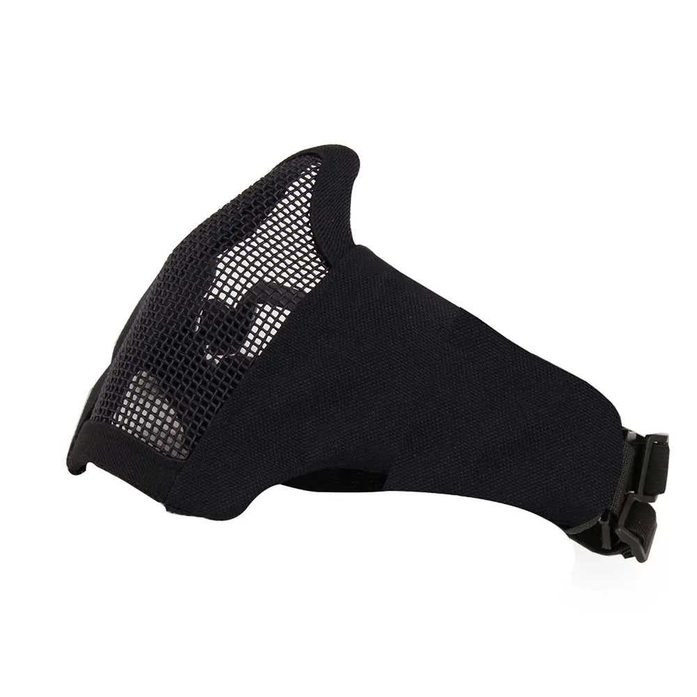 Маска на нижнюю часть лица WOSPORT Steel Mesh Mask Mini Version, ткань/сетка, детская