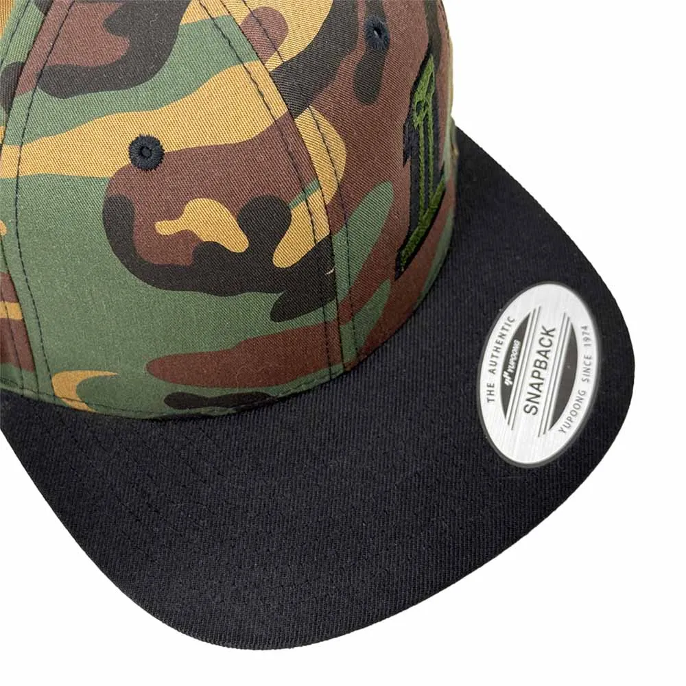 Бейсболка GH FLEXFIT DC, Woodland/чёрный / 6089TC