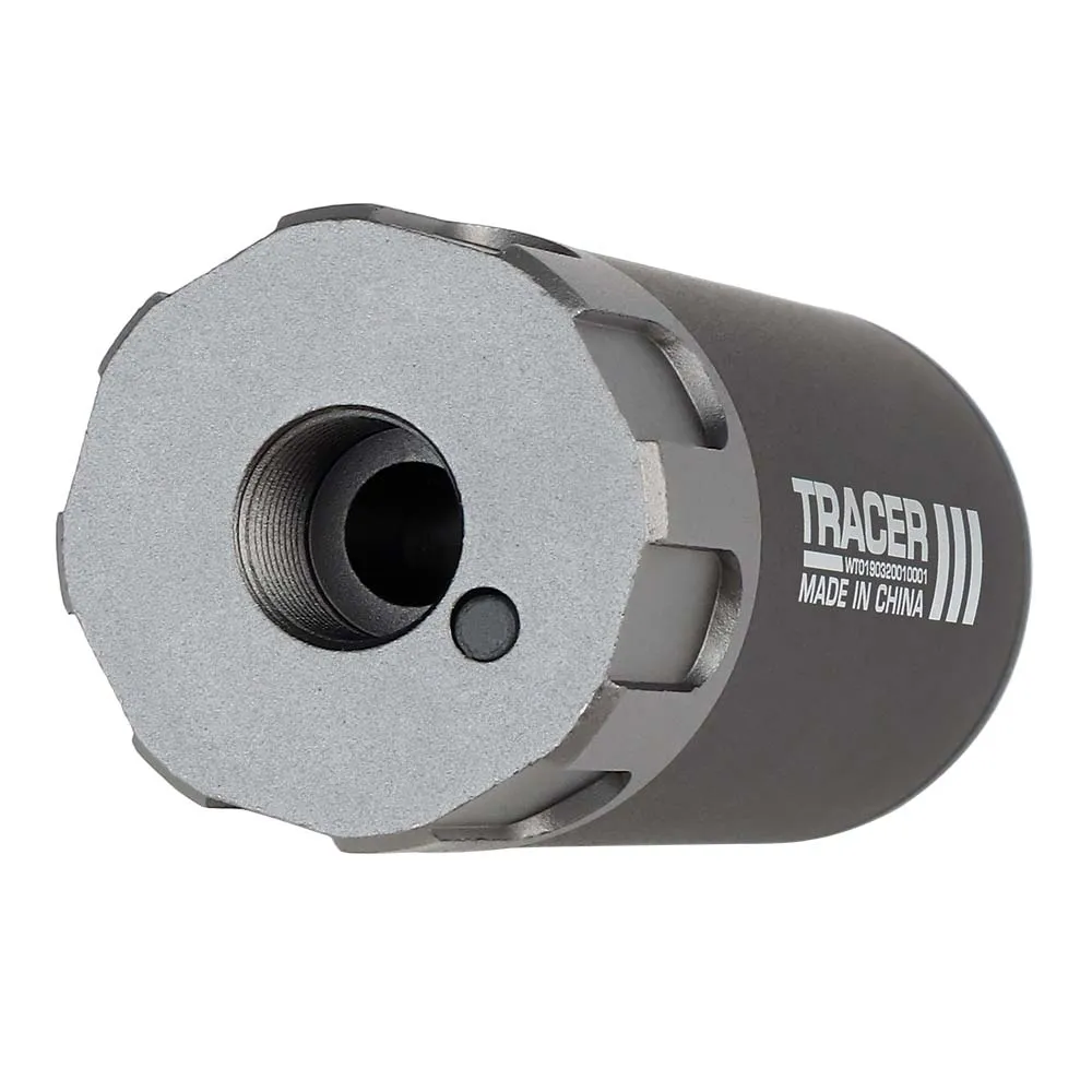 Трассерная насадка-глушитель WOSPORT Flash Silencer S (88 мм), черный