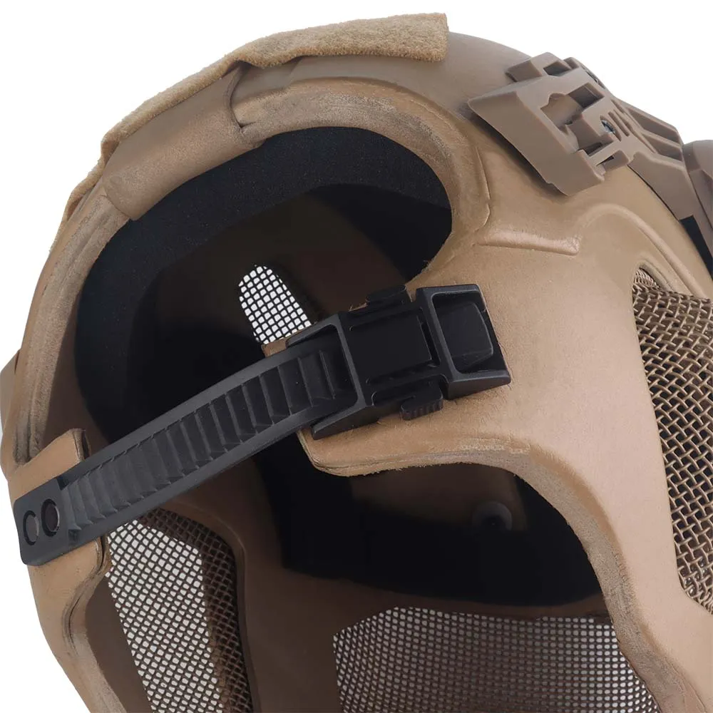 Шлем WOSPORT W23 Full Protection Tactical с маской (Тан)