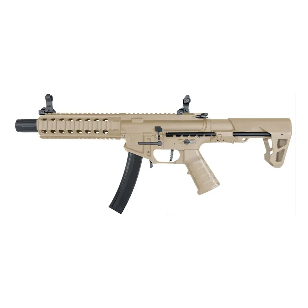 Пистолет-пулемет King Arms PDW 9mm SBR Long Dark Earth