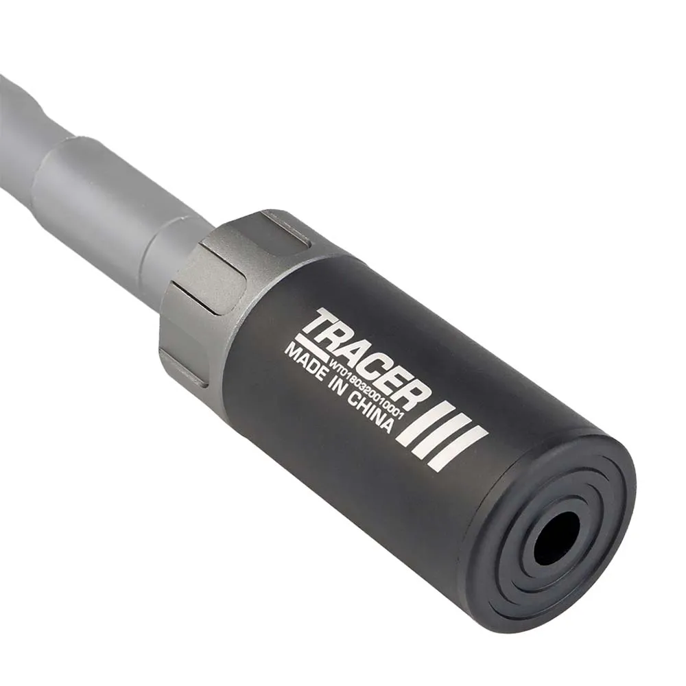 Трассерная насадка-глушитель WOSPORT Flash Silencer S (88 мм), черный