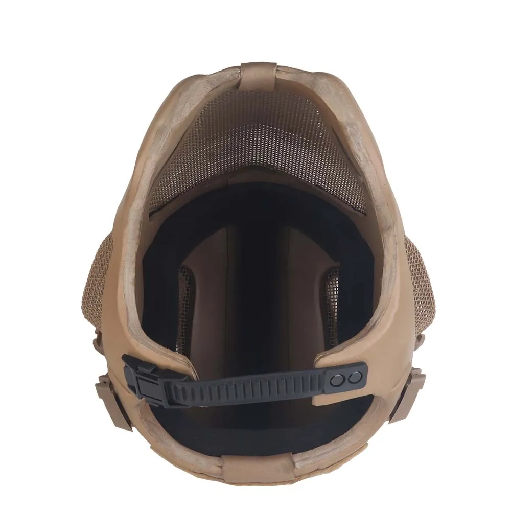 Шлем WOSPORT W23 Full Protection Tactical с маской (Тан)
